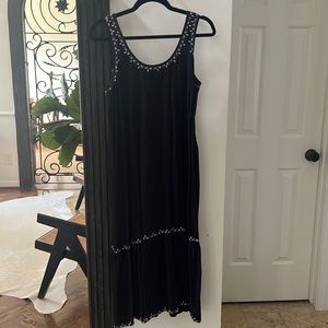 Hatch Embroidered Maternity Tank Dress Sz 1